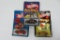 Three vintage Hot Wheels on blister packs, The Hot Ones, Extras and Real Riders