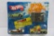 Hot Wheels 15th Brithday Offer, three cars and belt buckle on blister pack