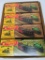 Four Roadhouse HO Model train cars with boxes, Harriman cars