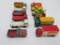 12 Matchbox trucks and construction vehicles