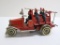 Tin litho key wind Fire Dept ladder truck, 4