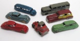 Seven die cast vehicles, Tootsie, Hubley and slush, 3 1/2