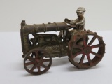 Cast iron tractor and driver, 6