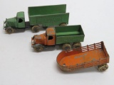 Three Tootsie Toy commericial truck lot, 4