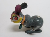 Japan tin wind up Thumper, working, 5