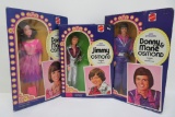 Three Mattel Osmond Dolls, Jimmy, Donny and Marie