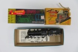 Athearn HO engine, tender, switcher and refrigerator car