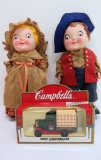 Campbells Soup kids Colonial vinyl dolls, 10