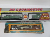 AHM HO Locomotives and crane/car