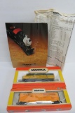 Mantua HO train engine and box car