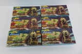 Six Athearn HO Train car models with boxes