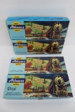 Four Athearn HO Train models in boxes