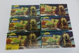 Six Athearn HO Train car models with boxes