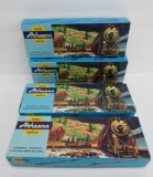 Four Athearn HO Train models in boxes