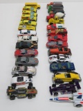 29 Hot Wheel die cast vehicles, cars, trucks and emergency vehicles