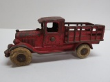 Cast iron stake bed truck, 7