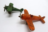 Kilgore and Hubley Cast iron airplanes, Bullet and Lindy, 4