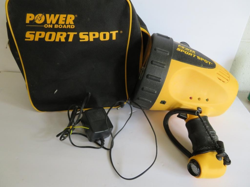 Power Sport Spot chargeable spot light Barnebys