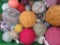 19 Farmhouse rag balls, 3