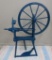 Norwegian Spinning Wheel, NW Wisconsin, painted blue