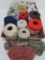 13 pieces, crochet and yarn lot