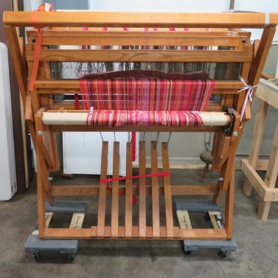 Online Weaving and Spinning Auction