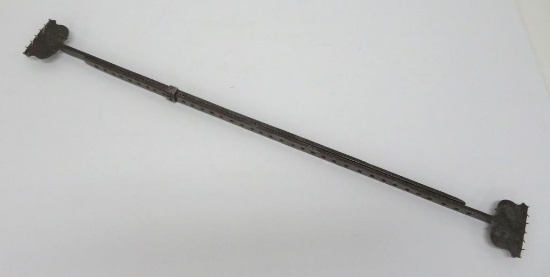 18th Century Weaving Temple, hand forged, 25"
