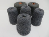 6 large spools of Wool Nylon
