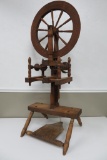 Connecticut Double Flyer Spinning Wheel, c 1810-1830, 43
