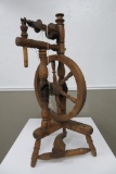 T Frame Spinning Wheel, possible Ukranian, NW European