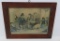 A Tipperary School, Currier and Ives print, period frame, 17