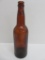 Farmers Brewing Co, Shawano Wis, crown top amber bottle, pint