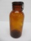 Amber Lightning canning Jar, 10 1/2