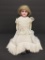 AM Floradora bisque and leather doll, 20