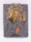 Religious Icon, metal overlay, 4