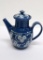 Herman Nils Kahler Danish Modern Pottery coffee pot, Marguerit daisy, 8 1/2