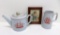 Ship Erin of Salem pitcher and teapot, Spode, and Sailor picture