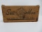 Still Man tubulur heater wood box, New York, 18 1/2