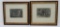 Native American colored engravings
