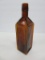 Doyles Hop Bitters Bottle, amber, 9 1/2