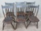 Six Early Period chairs