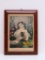 J Gemmeli colored lithograph, period frame, 12