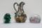 Two paperweights and 4 1/2