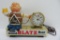 Blatz Barrel Man clock and lighted sign, B9-255