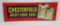 Chesterfield Best for You Cigarette sign, metal, 34
