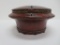 Unusual wooden storage box, 13
