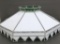 Leaded glass Bar Pool Table shade, 18 1/2