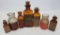 Seven Poison medicine bottles, Morphine and one Heroin