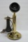 Brass candlestick telephone, 12
