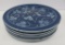 5 Herman Nils Kahler Danish Modern Pottery plates, Marguerit daisy, 11